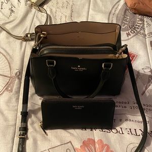 Kate spade handbag and wallet set